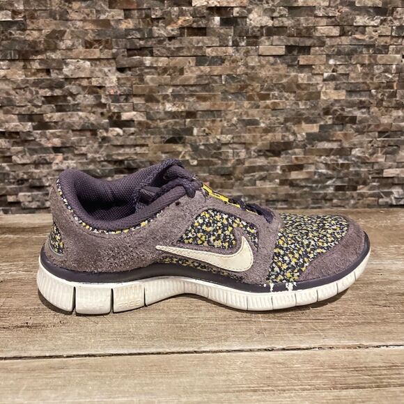 Nike Wmns Free Run +3 Ext Lib 540860 500 5 Plum Sail Yellow Liberty - Picture 5 of 7
